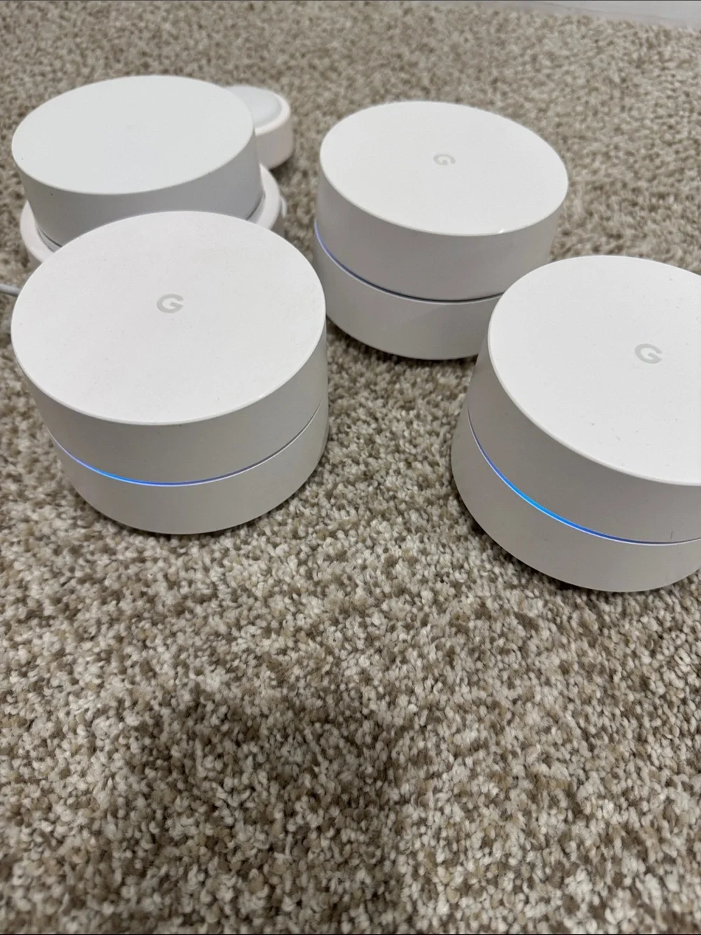 Google White Mesh Wi‑Fi Router Set - 4 Pack - Picture 5 of 7